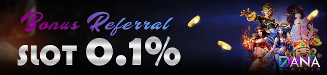 DANATOTO BONUS REFERRAL SLOT GAME 0.1%
